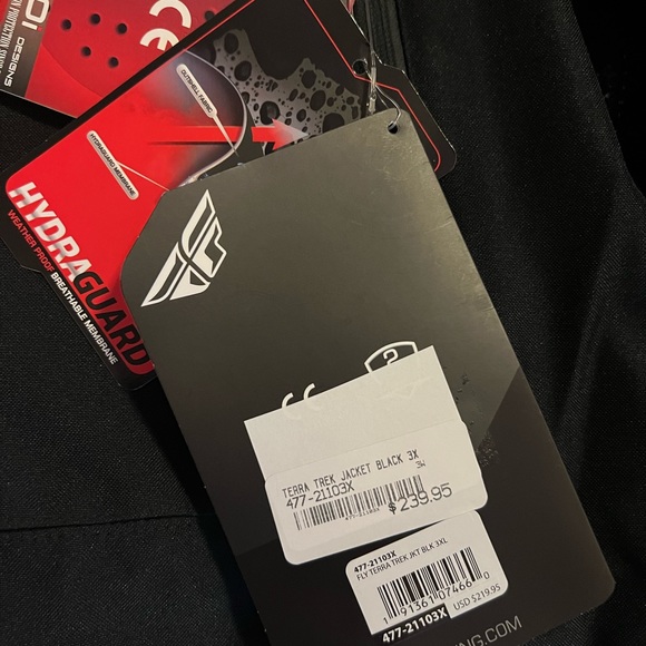 FLY TERRA TREK. Brand new never been worn motorcycle jacket for all climates. - Picture 2 of 10